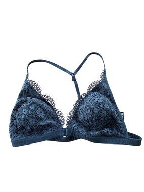 Body by Victoria Lace Racerback Front Close Bralette Sz LG Wireless